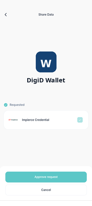 EU Wallet shares verified data